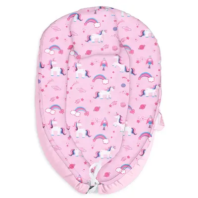 Baby Lounger, Portable and Soft Baby Nest, Babies Essential Gifts, Breathable Portable Infant Lounnger for Travel and Home