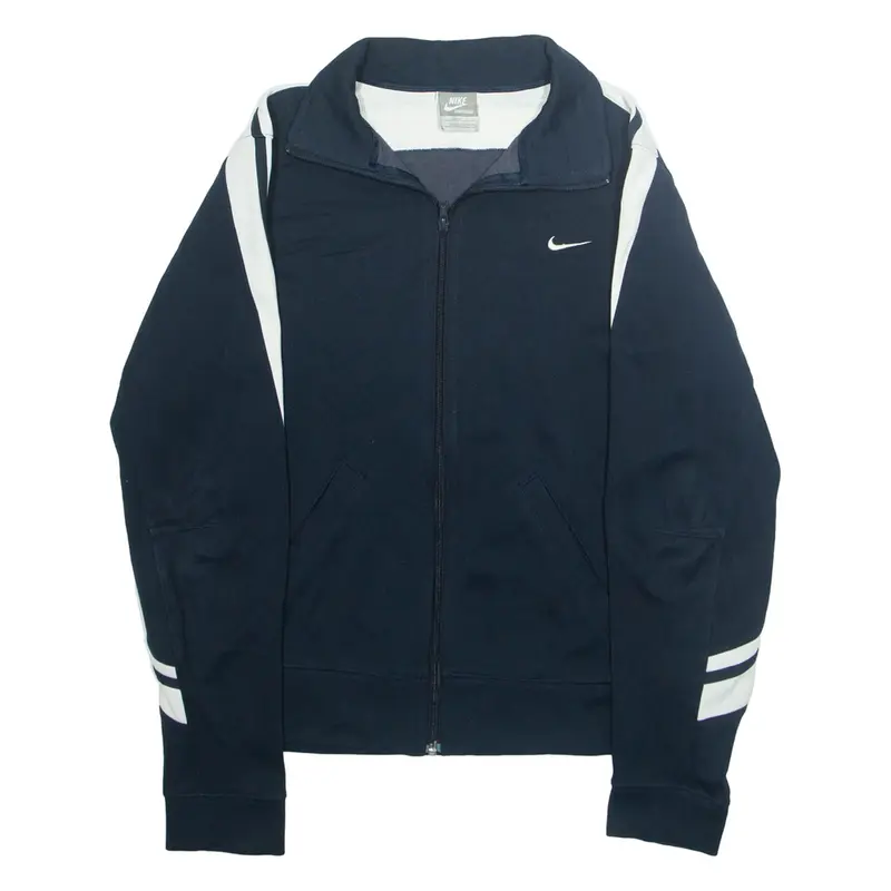 NIKE Boys Track Jacket Blue L