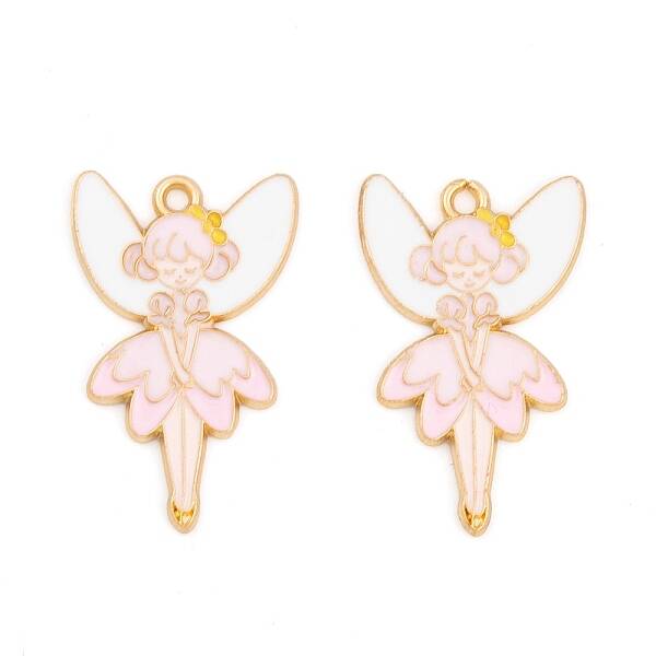 Rack Plating Alloy Enamel Pendants