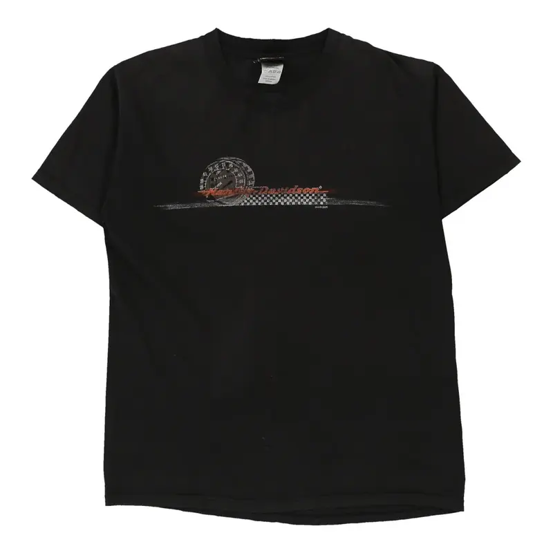 Harley Davidson T-Shirt - Medium Black Cotton | Size: medium