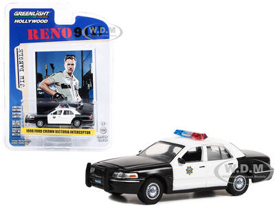1998 Ford Crown Victoria Police Interceptor Black and White Reno Sheriffs Department \
