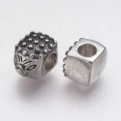 Ion Plating(IP) 304 Stainless Steel European Beads