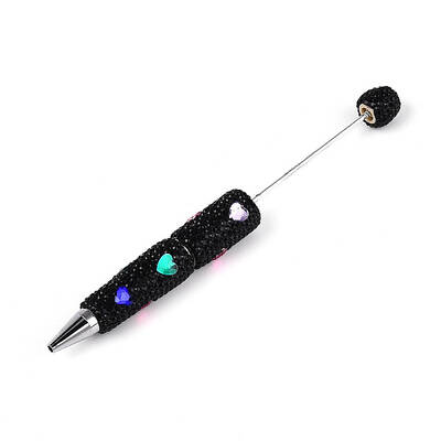 Heart Resin & Polymer Clay Pave Rhinestone Ball-Point Pen