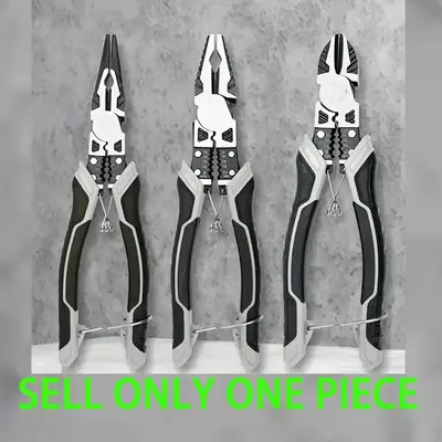 Universal Multifunctional Wire Cutter, 1 Count Diagonal Plier, Needle Plier, Household Repair Tool, Specialty Hand Tool, Mu...