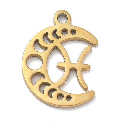Real 18K Gold Plated 304 Stainless Steel Pendants