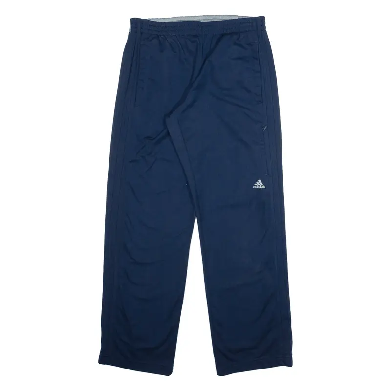 ADIDAS Mens Track Pants Blue Straight M W30 L31