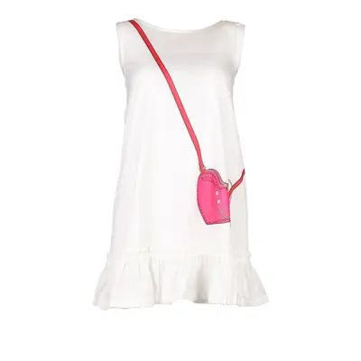Age 10. Moschino Mini Dress - Medium White Cotton