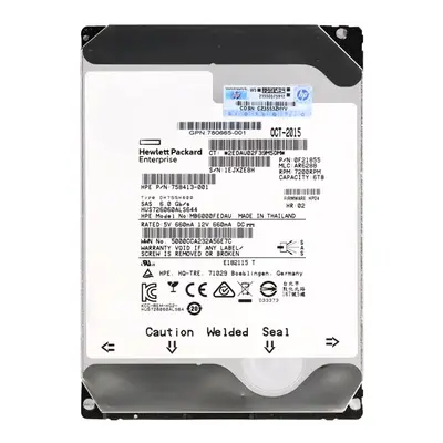780665-001 HP 6TB 7200RPM SAS 6Gb/s 3.5-Inch Internal Hard Drive