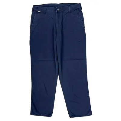 Carhartt Trousers - 36W 32L Navy Cotton Blend
