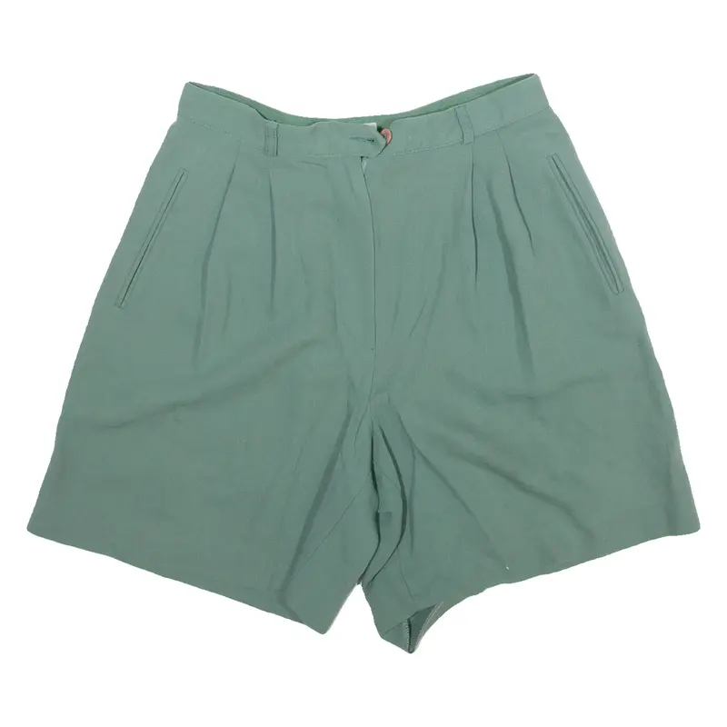EMPORIO ARMANI Womens Workwear Shorts Green S W28