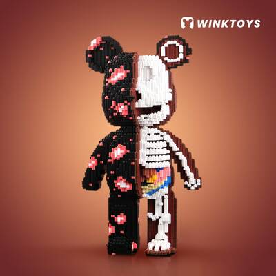 [Buy 2 Get 1 Free]Bear Building Block,Winktoys building block,Bear Toys,Birthday Gift,Educational,Boy,Girl,Trend Decorat