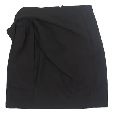 ZARA Stretch Womens Wrap Skirt Black Short M