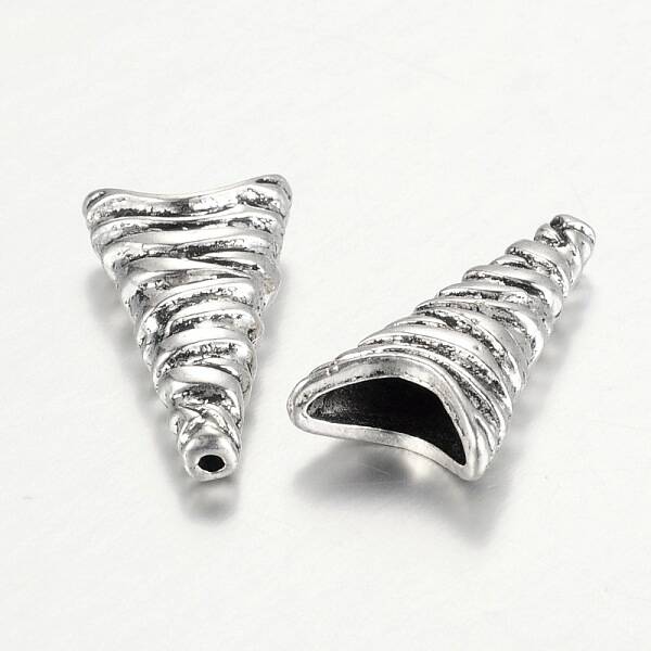 Tibetan Style Cone Alloy Bead Caps