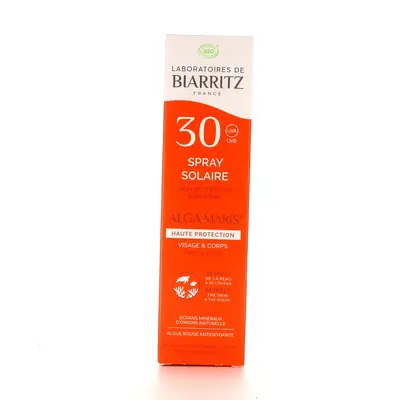 Laboratoires De Biarritz Sun Spray SPF30 Bio 100ml