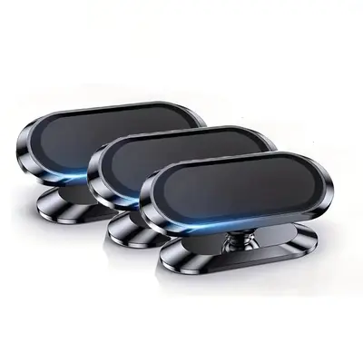 3Pcs Car  magnetic Phone holder Mount Universal Suction Cup Navigation Support Adjustable 360 Rotation for Automotive Supplie...