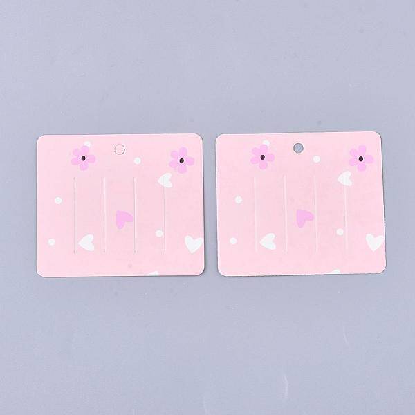 Cardboard Hair Clip Display Cards