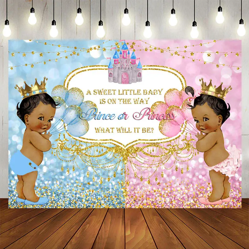 Aperturee Prince Or Princess Baby Shower Backdrop For Party