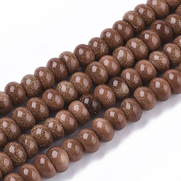 Synthetic Goldstone Beads Strands