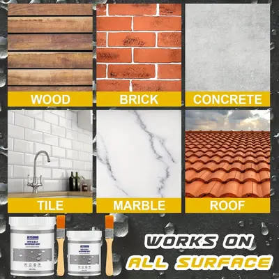 【Buy 2 for 30% off】Pasta Selladora Revestimiento Impermeable, a Prueba de Fugas y Resistente al Agua para Paredes de Ladr...