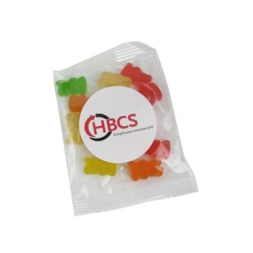 250 Promotional Clever Candy 1oz Goody Bags - Gummy Bears