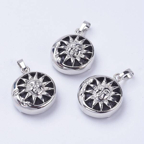 Natural Lava Rock Pendants