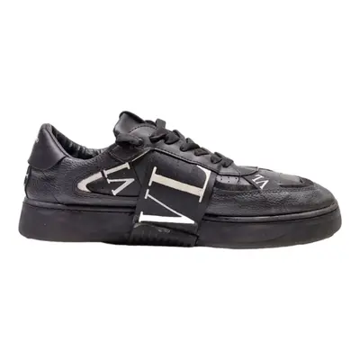 VALENTINO Sneaker Trainers Black Leather Mens UK 8