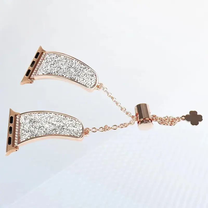 Stainless Steel Watch Band (Band Only), Fashion Replacement Watch Band, Smart Watch Band for Apple Watch, Wearable