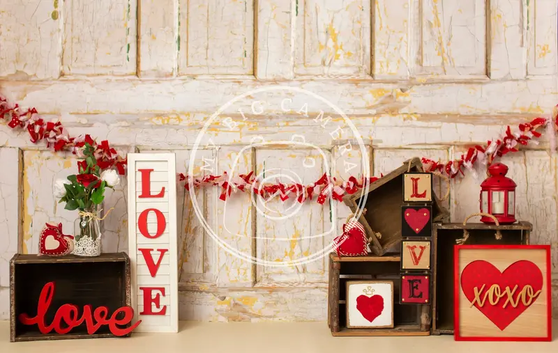 Aperturee Wooden Mini Sessions Photography Valentines Day Backdrop