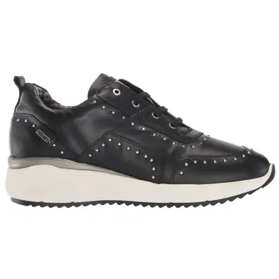 Pikolinos Sella W6Z Leather Women's Lace Up Shoes - Black - Size:US 7.5-8 Women