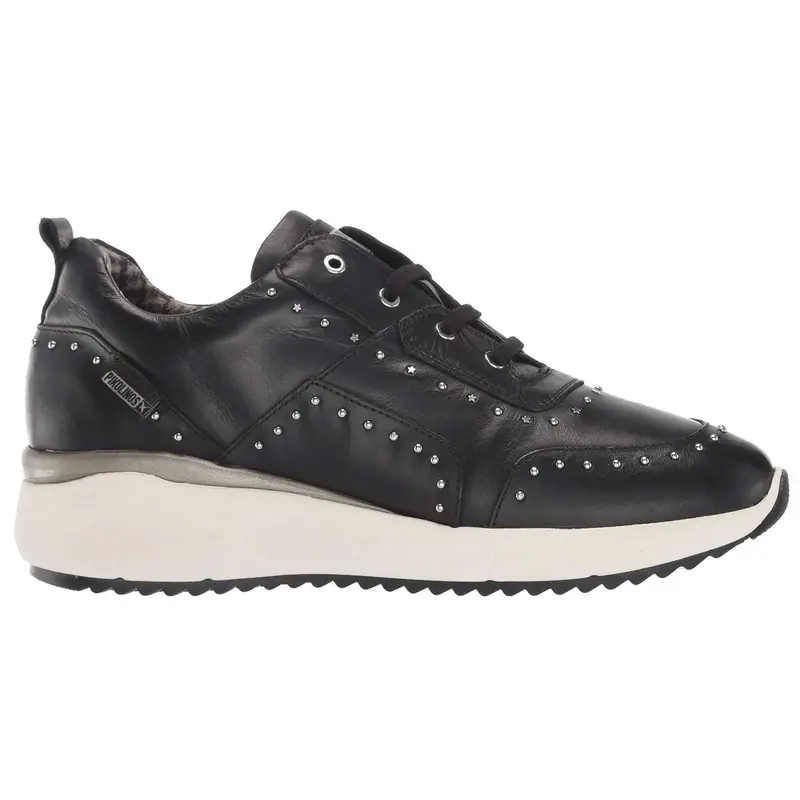 Pikolinos Sella W6Z Leather Women's Lace Up Shoes - Black - Size:US 7.5-8 Women