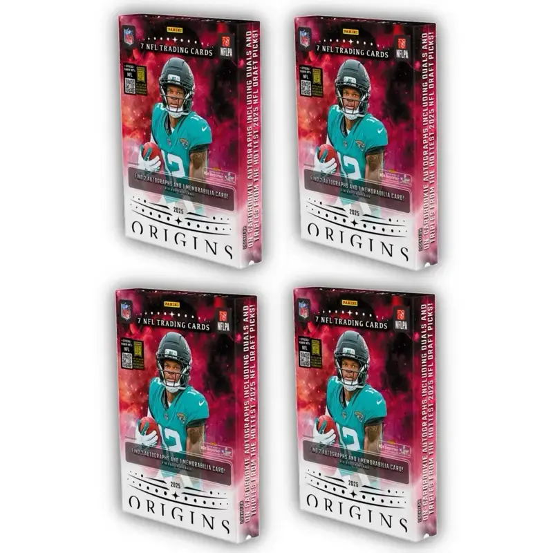 Pick Your Team 2025 Panini Origins Football Hobby 4 Box Card Break