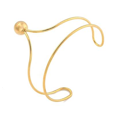 Ion Plating(IP) 304 Stainless Steel Cuff Bangles