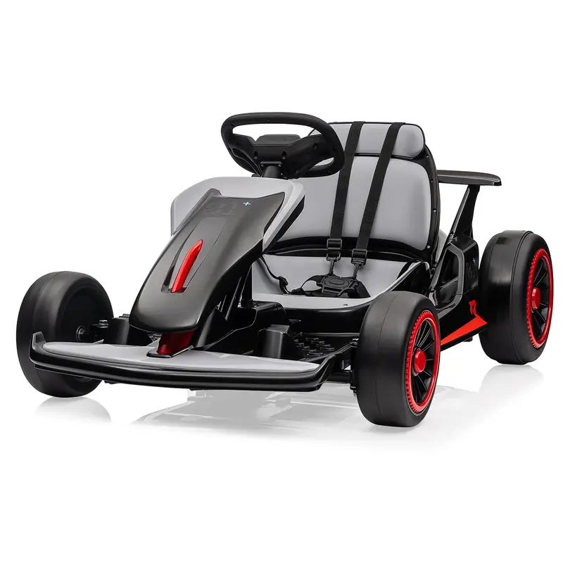 Garvee Ride - G Series: 6+,24V Drift Kart with 2X150W Strong Motor, 7AH Big Battery, Electric Pedals, Electric Go Kart Outdoo...