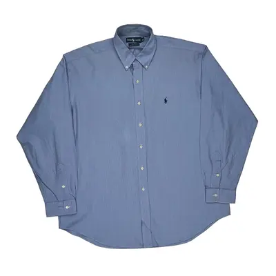 Blake Ralph Lauren Striped Shirt - XL Blue Cotton | Size: x-large