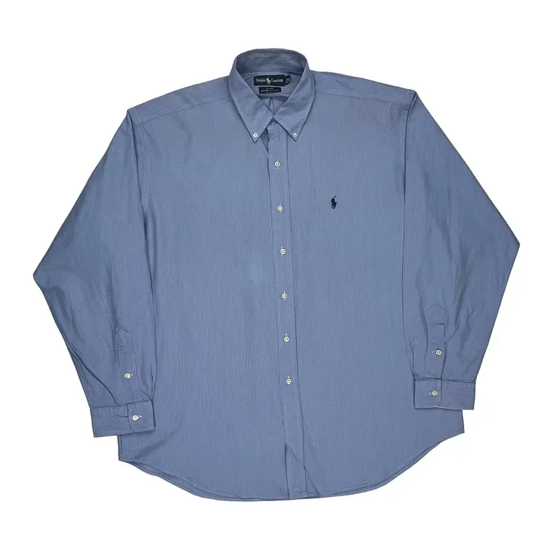 Blake Ralph Lauren Striped Shirt - XL Blue Cotton | Size: x-large