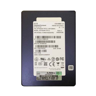 870668-004 HP 1.92TB Multi-Level Cell SATA 6Gb/s Hot Swappable Mixed Use SFF 2.5-Inch Solid State Drive