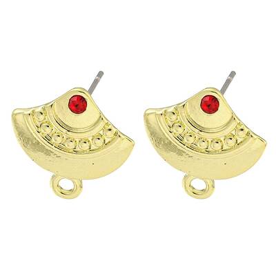 Rack Plating Alloy Stud Earring Finding