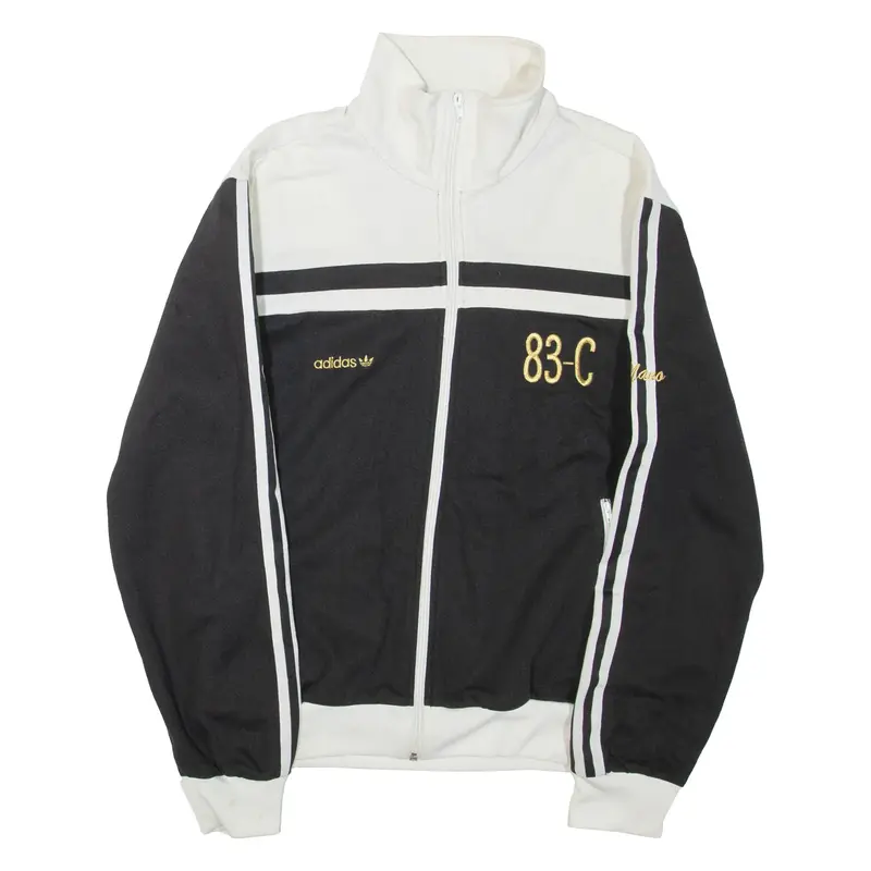 ADIDAS Womens Track Jacket Black Colourblock M