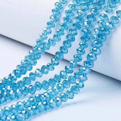 Electroplate Glass Beads Strands