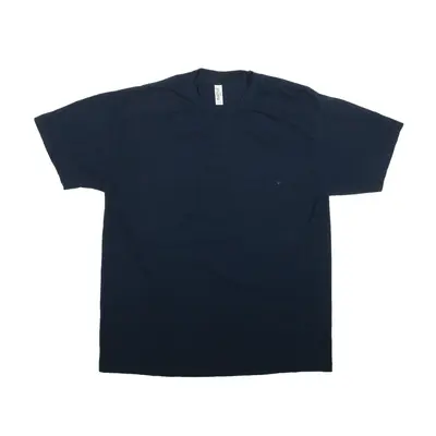 ALSTYLE T-Shirt Blue Short Sleeve Mens L