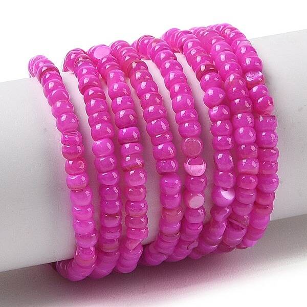 Natural Freshwater Shell Beads Strands