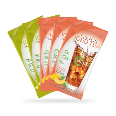 Chike Protein Iced Tea Single Packets - Single Pack of Chike Protein Iced Tea with No Additional Ingredients - Beverage Organ...