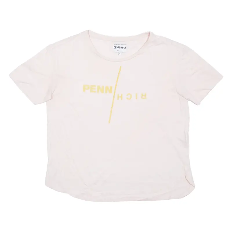 PENN-RICH T-Shirt Pink Short Sleeve Womens M