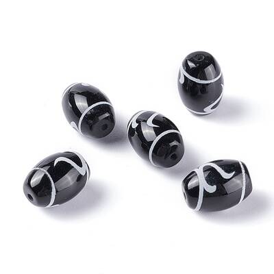 Tibetan Style dZi Beads