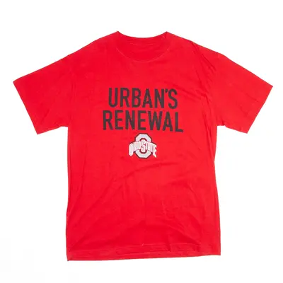 Ohio State Urban Renewal Red USA Short Sleeve T-Shirt Mens XL