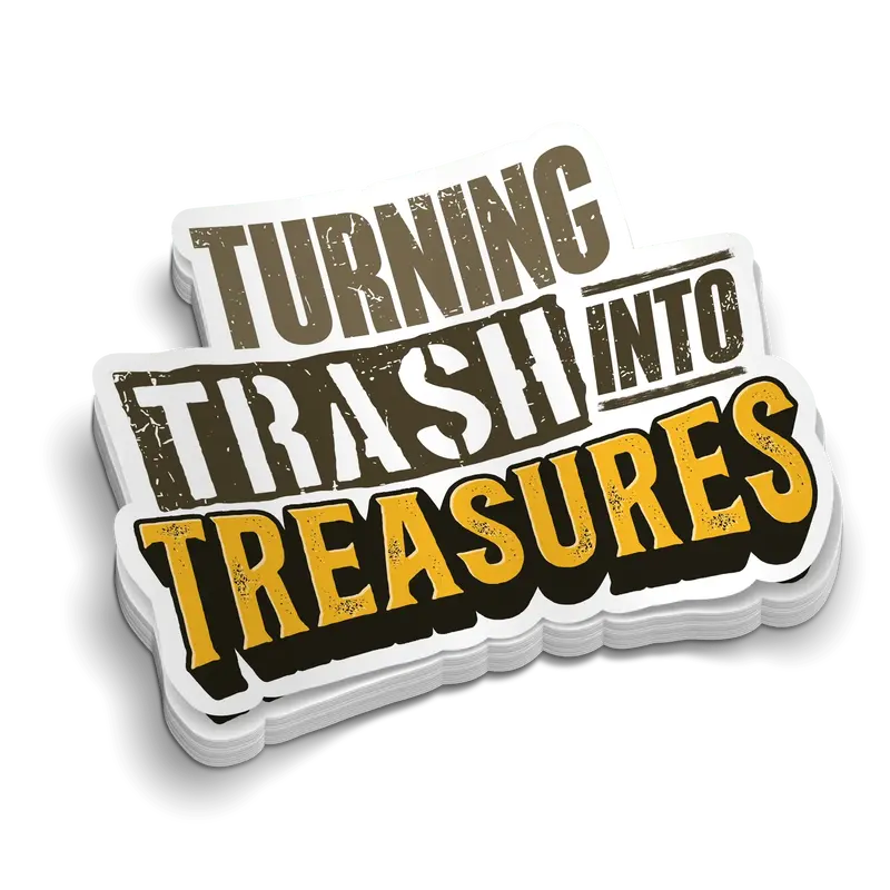 FunBucket Kustoms - Trash Into Treasures Decal