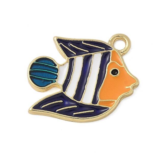Ocean Theme Alloy Enamel Pendants