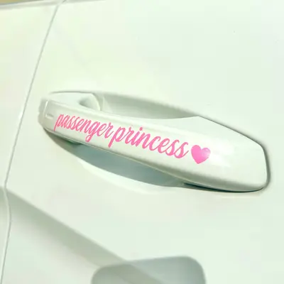 Mini Girlfriends Seat Custom Text Name Sticker for Car | Name Decal for Car | Relationship Sticker | Custom Name Decal | Gift...