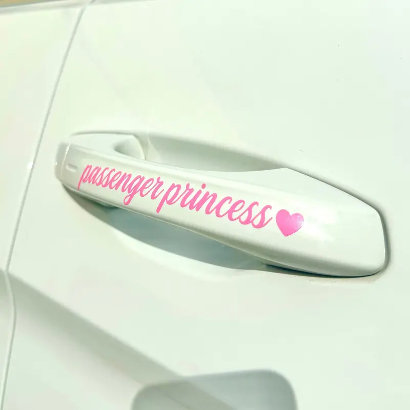 Mini Girlfriends Seat Custom Text Name Sticker for Car | Name Decal for Car | Relationship Sticker | Custom Name Decal | Gift...