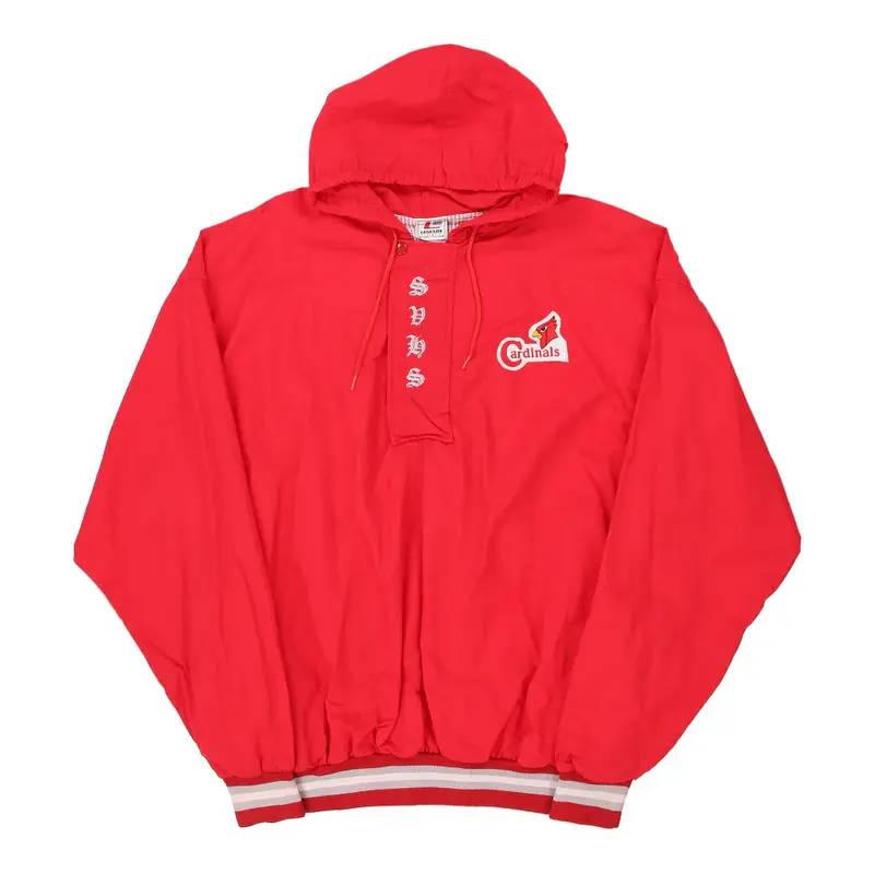 Made in USA St.Louis Cardinals Legends Athletic MLB Jacket - Large Red Polyester Blend